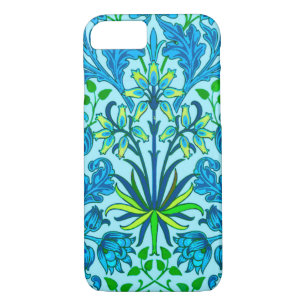 William Morris Hyacinth Print, Cerulean Blue iPhone 8/7 Case