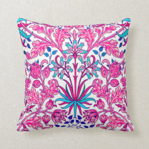 William Morris Hyacinth Print, Fuchsia Pink Cushion