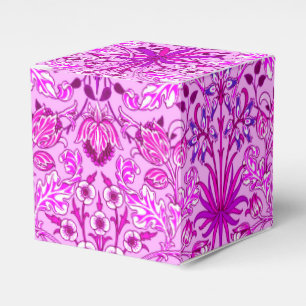 William Morris Hyacinth Print, Lavender and Violet Favour Box