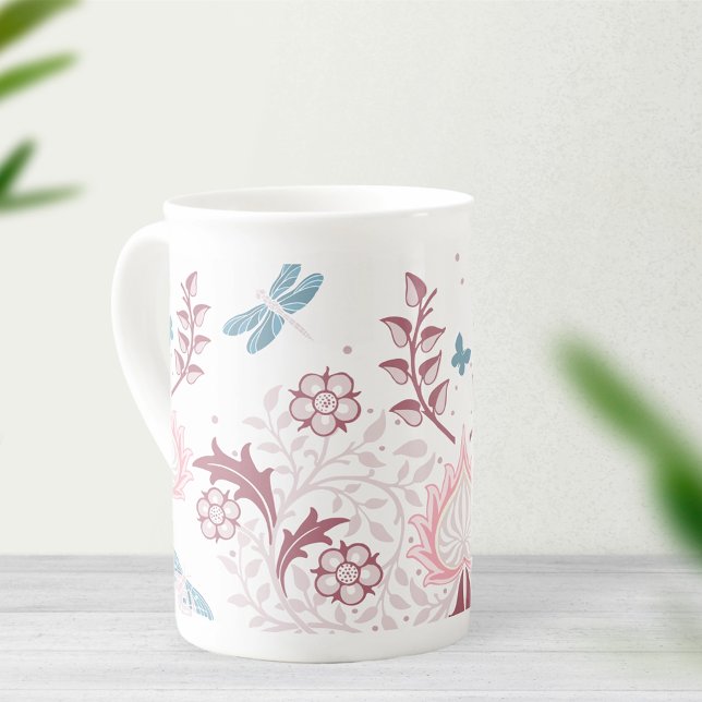 William Morris In Mauve Bone China Mug (Creator Uploaded)