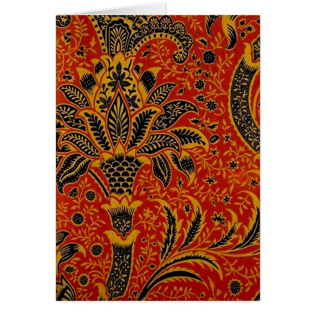 William Morris India Red Floral (Front)