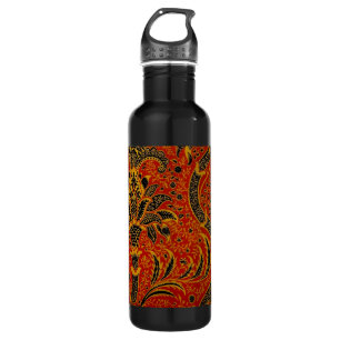 William Morris India Red Floral 710 Ml Water Bottle