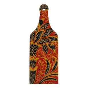 William Morris India Red Floral Cutting Board