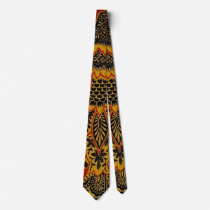William Morris India Red Floral Tie