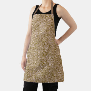 William Morris Indian, Taupe Tan and Beige Apron
