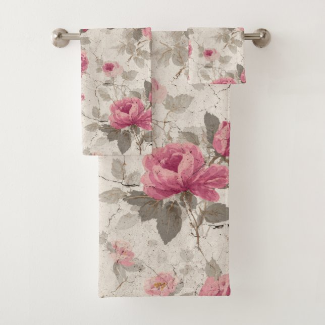 William Morris Inspire Pattern Bath Towel Set (Insitu)