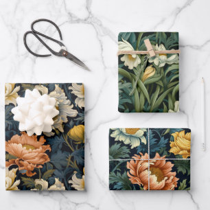 William Morris Inspired 2 Wrapping Paper Sheet