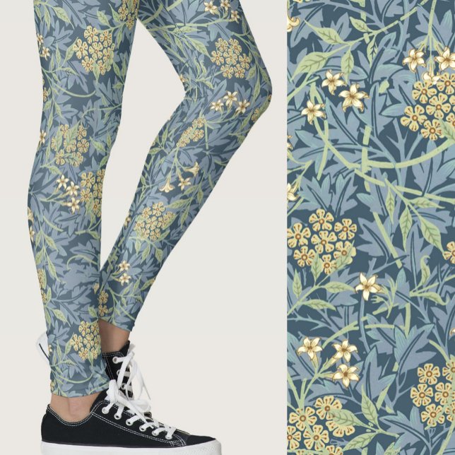 William Morris Inspired Floral Patterned Leggings (Creator Uploaded)