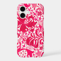 William Morris Iris and Lily, Fuchsia Pink