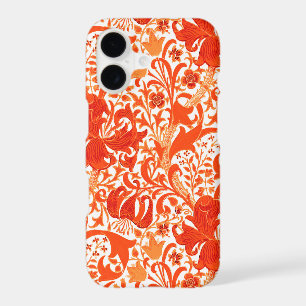 William Morris Iris and Lily, Mandarin Orange