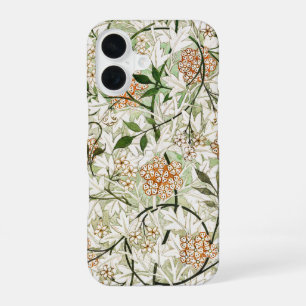 William Morris Jasmine Blossom Garden Design iPhone 16 Case
