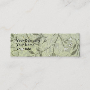 William Morris Jasmine Botanical Mini Business Card
