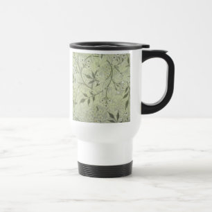 William Morris Jasmine Botanical Travel Mug