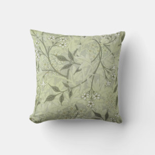 William Morris Jasmine Botanical Vintage Antique Cushion
