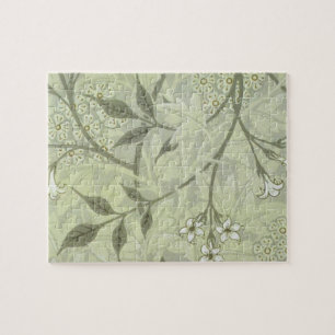 William Morris Jasmine Botanical Vintage Antique Jigsaw Puzzle