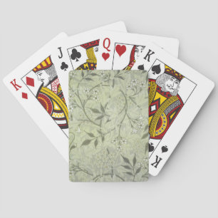 William Morris Jasmine Botanical Vintage Antique Playing Cards