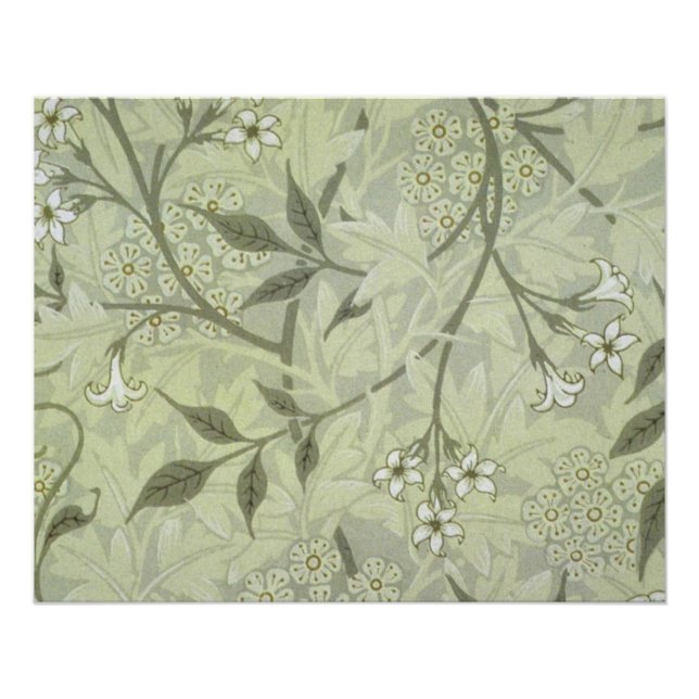 William Morris Jasmine Botanical Vintage Antique Poster (Front)