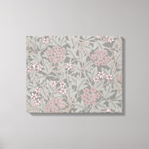 William Morris Jasmine Flower Pattern Canvas Print