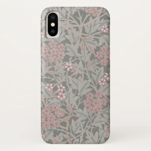 William Morris Jasmine Flower Pattern iPhone X Case