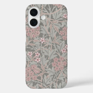 William Morris Jasmine Flower Pattern iPhone 16 Case