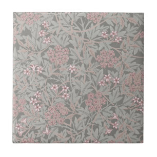 William Morris Jasmine Flower Pattern Ceramic Tile