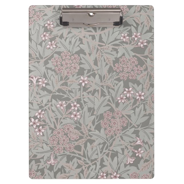William Morris Jasmine Flower Pattern Clipboard (Front)