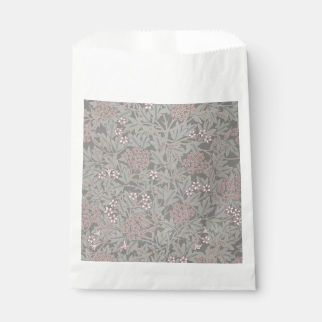 William Morris Jasmine Flower Pattern Favour Bag (Front)
