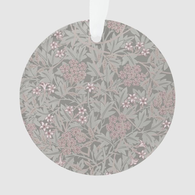 William Morris Jasmine Flower Pattern Ornament (Front)