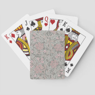 William Morris Jasmine Flower Pattern Playing Cards