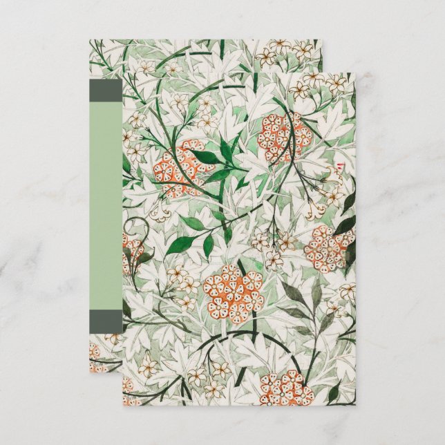 William Morris Jasmine Garden Flower Classic (Front/Back)