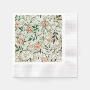 William Morris Jasmine Garden Flower Classic Napkin