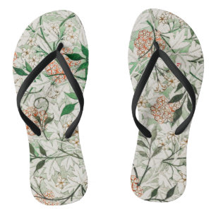 William Morris Jasmine Garden Flower Classic Thongs