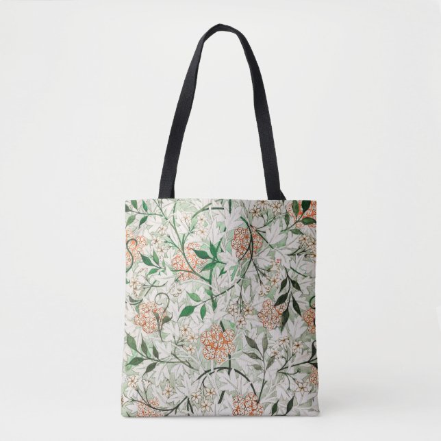 William Morris Jasmine Garden Flower Classic Tote Bag (Front)