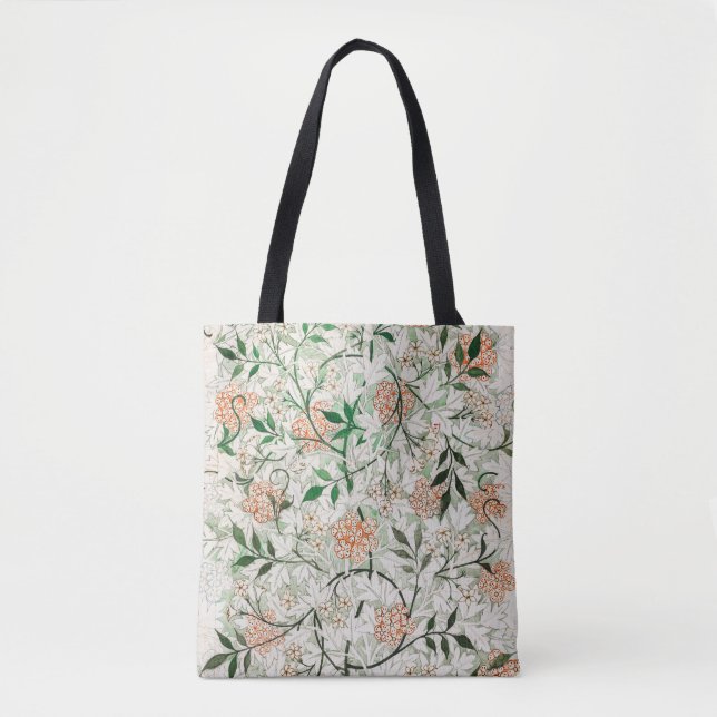 William Morris - Jasmine Pattern Artwork Tote Bag (Front)