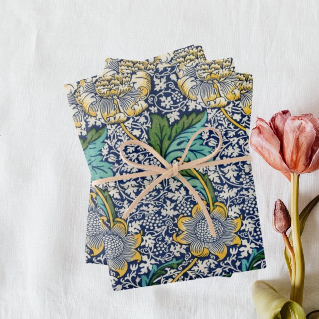 William Morris Kennet Blue wrapping paper  (Creator Uploaded)