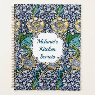 William Morris Kennet Floral Recipes Planner