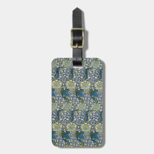 William Morris Kennet Pattern (Blue) Luggage Tag