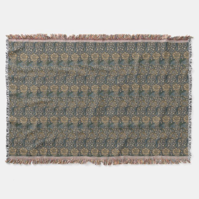 William Morris: Kennet Throw Blanket (Front)