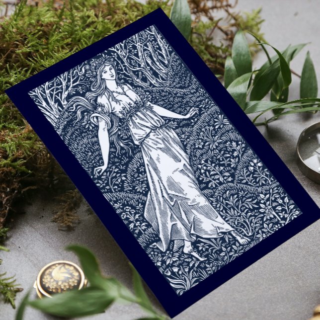 William Morris Lady Card (Creator Uploaded)
