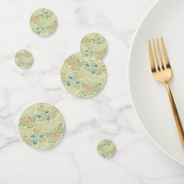 William Morris Larkspur Floral Pattern Confetti (Group)