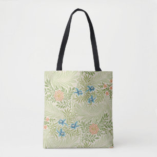 William Morris Larkspur Floral Pattern Tote Bag