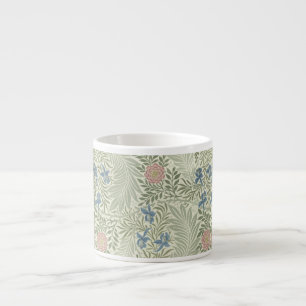 William Morris Larkspur Floral Wallpaper Espresso Cup