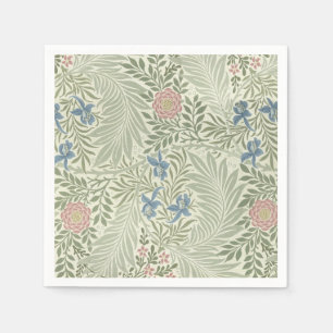 William Morris Larkspur Floral Wallpaper Napkin