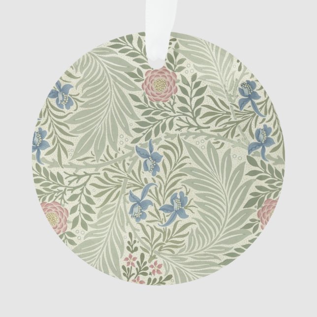 William Morris Larkspur Floral Wallpaper Ornament (Front)
