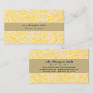William Morris - Larkspur Leaves & Flower Pattern Business Card