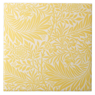William Morris - Larkspur Leaves & Flower Pattern Ceramic Tile