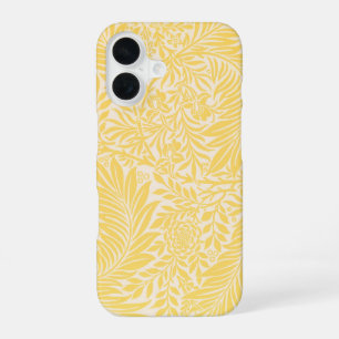William Morris - Larkspur Leaves & Flower Pattern iPhone 16 Case