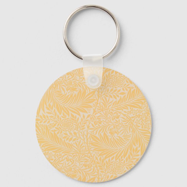 William Morris larkspur pattern Key Ring (Front)