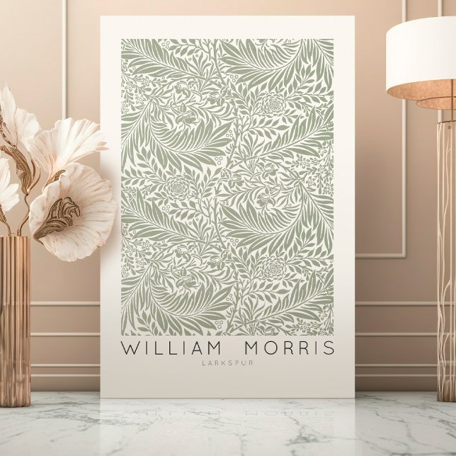 William Morris Larkspur Wall Art Print (Creator Uploaded)