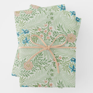 William Morris Larkspur Wrapping Paper Sheet